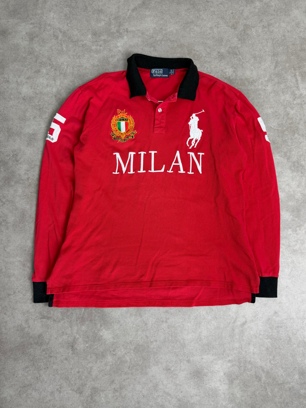 Ralph Lauren Big Pony ,,Milan" Longsleeve Poloshirt (L)