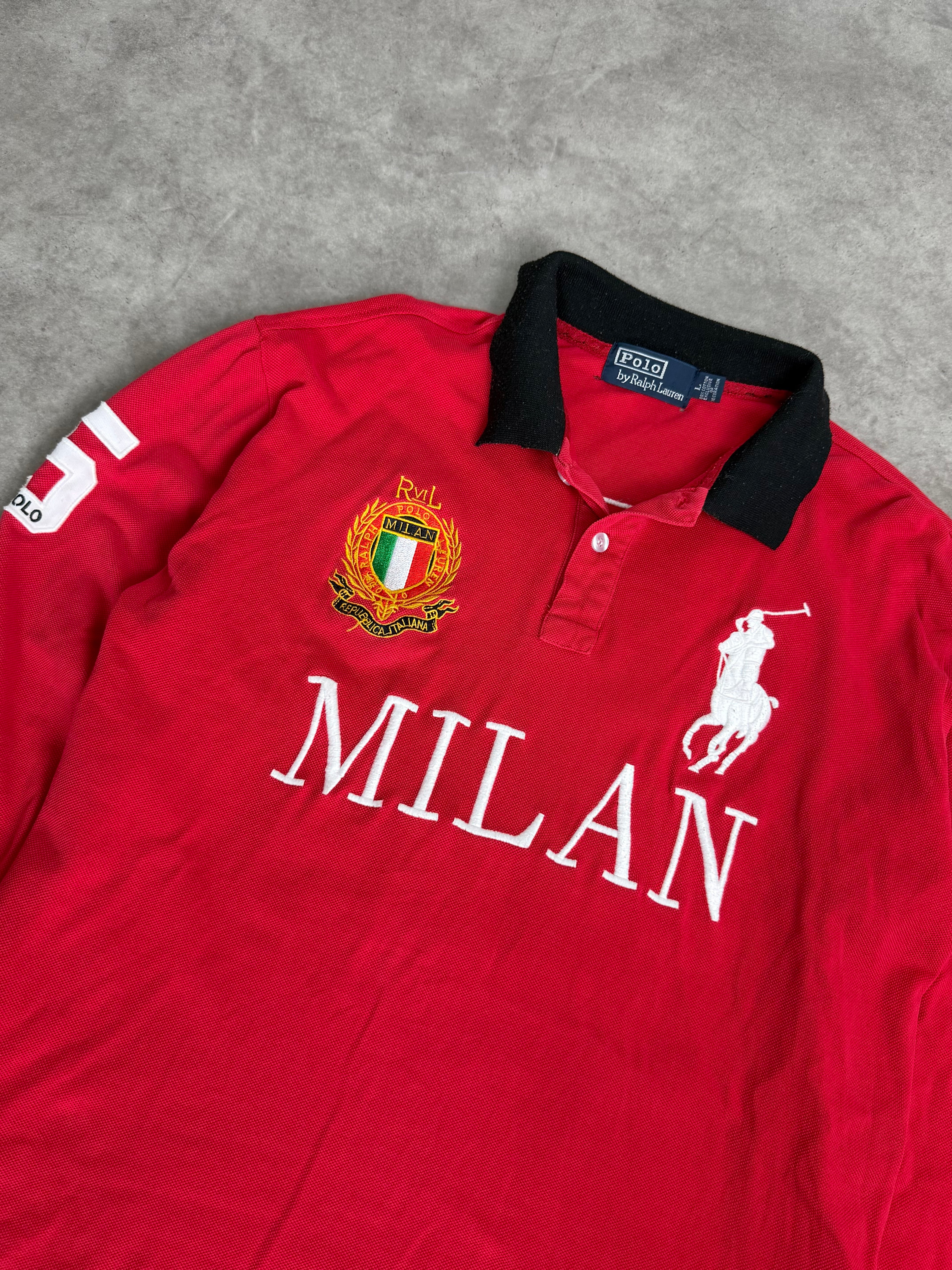Ralph Lauren Big Pony ,,Milan" Longsleeve Poloshirt (L)