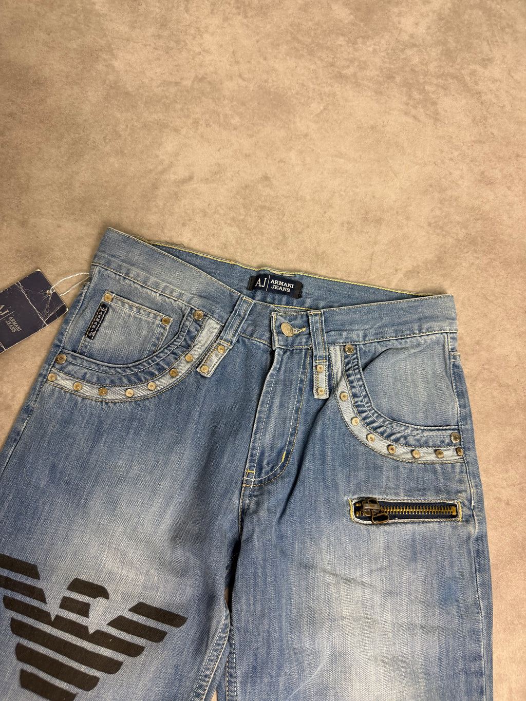 Armani Big Logo Jeans (M-L)