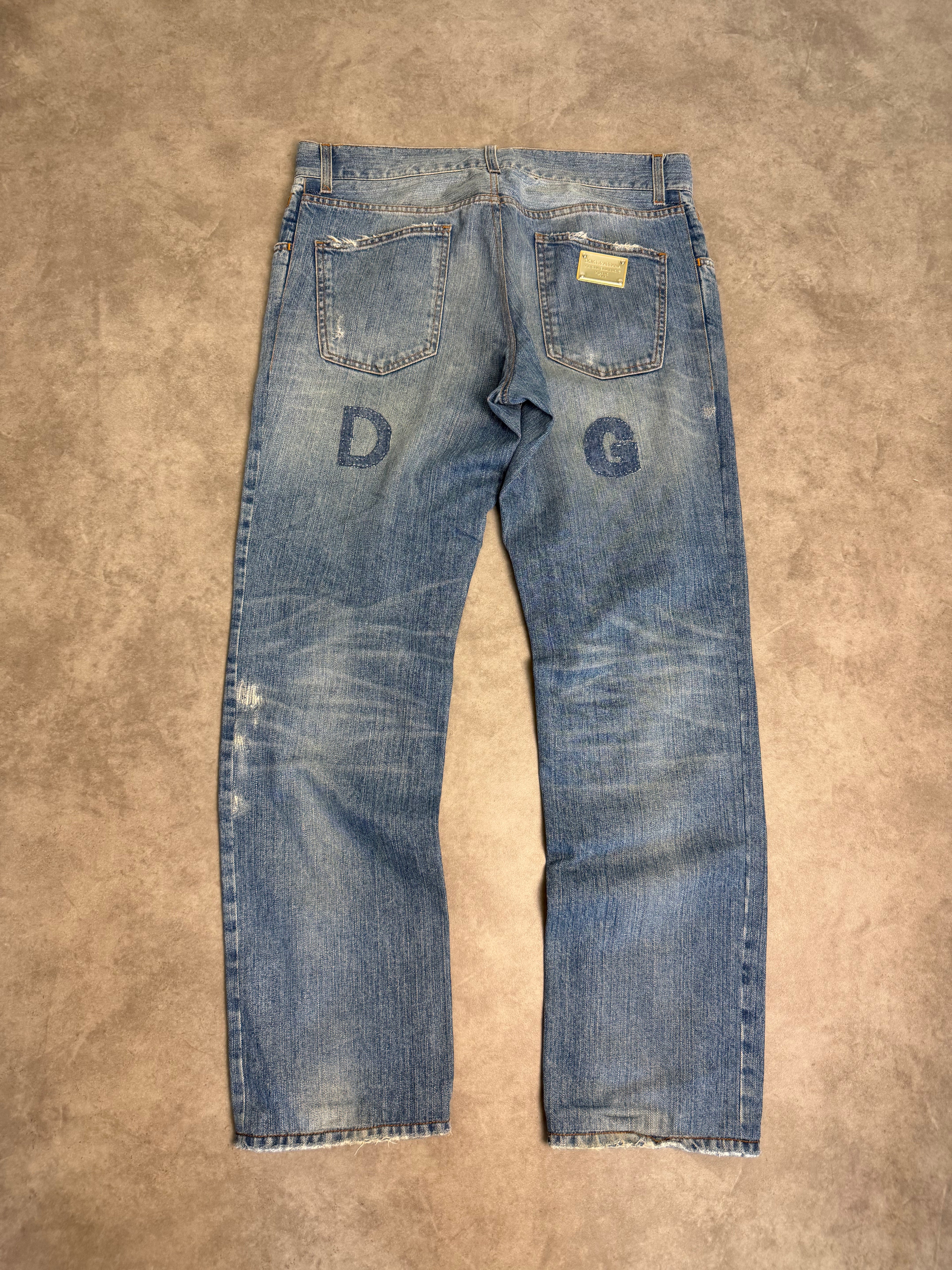 Dolce & Gabbana washed Straight-Fit Jeans (M-L)