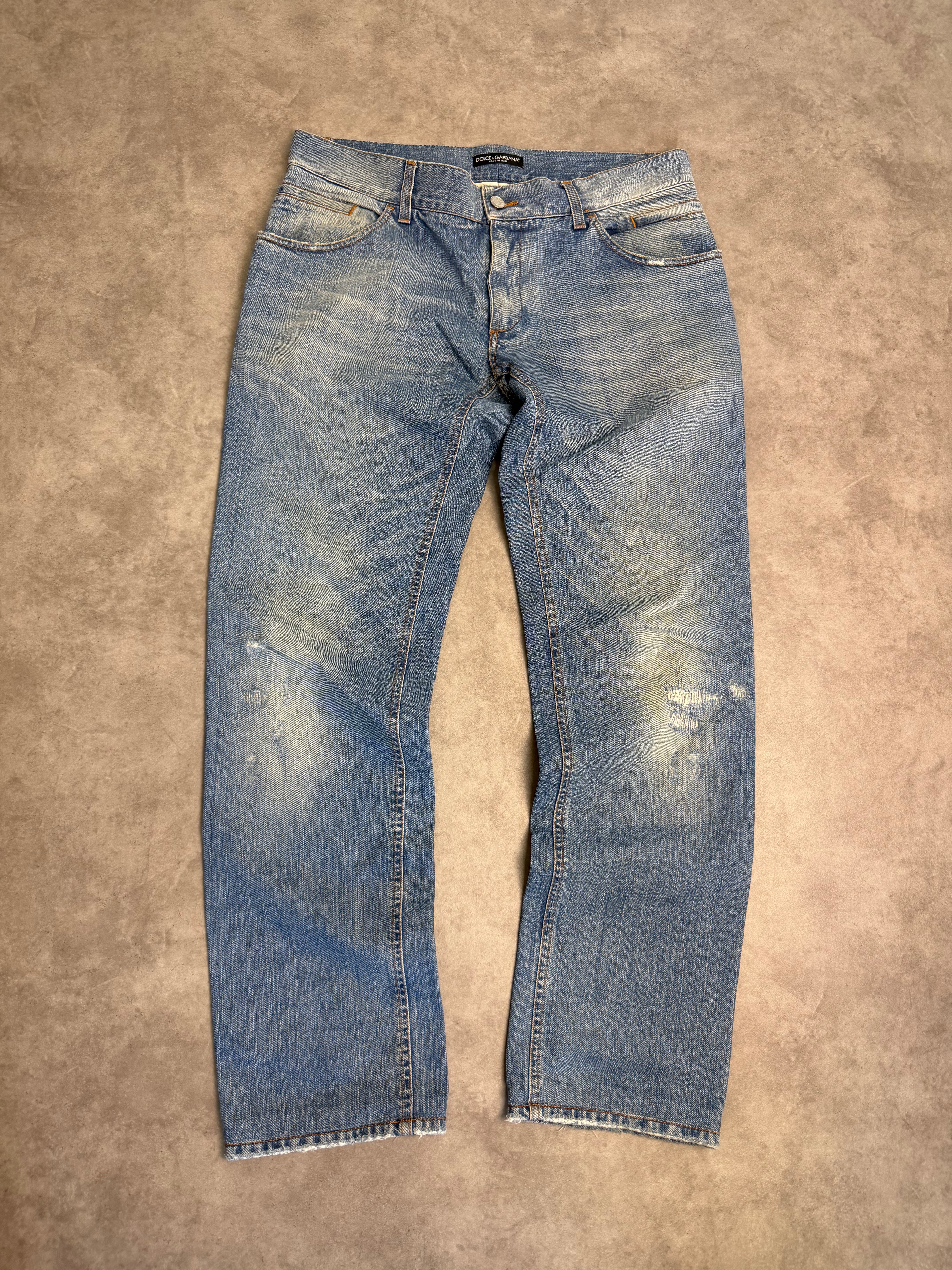 Dolce & Gabbana washed Straight-Fit Jeans (M-L)