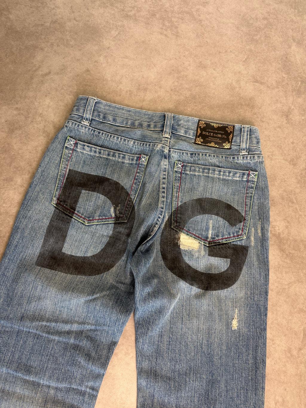Dolce & Gabbana distressed bootcut Jeans (M)